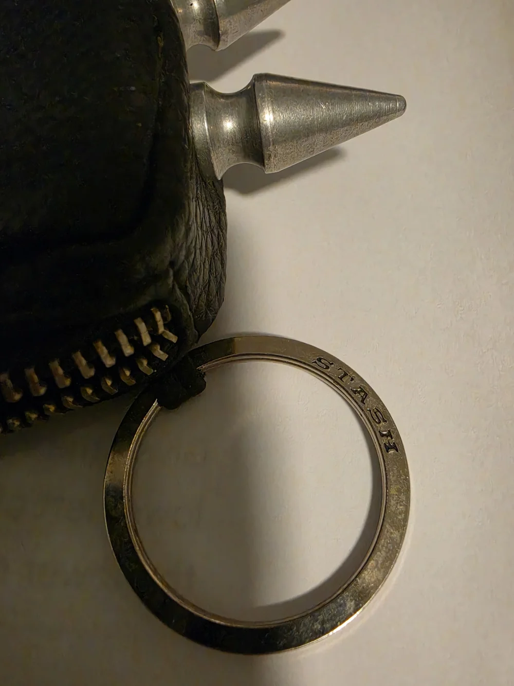 Vintage 2000s STASH Micro Coin Purse Keychain